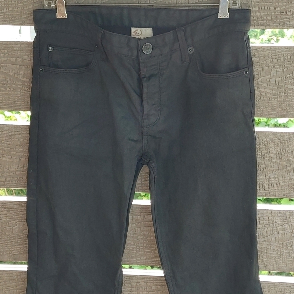 Zara Men's straight Leg Jeans size 32 black‎